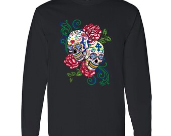 skull long sleeve shirt womens
