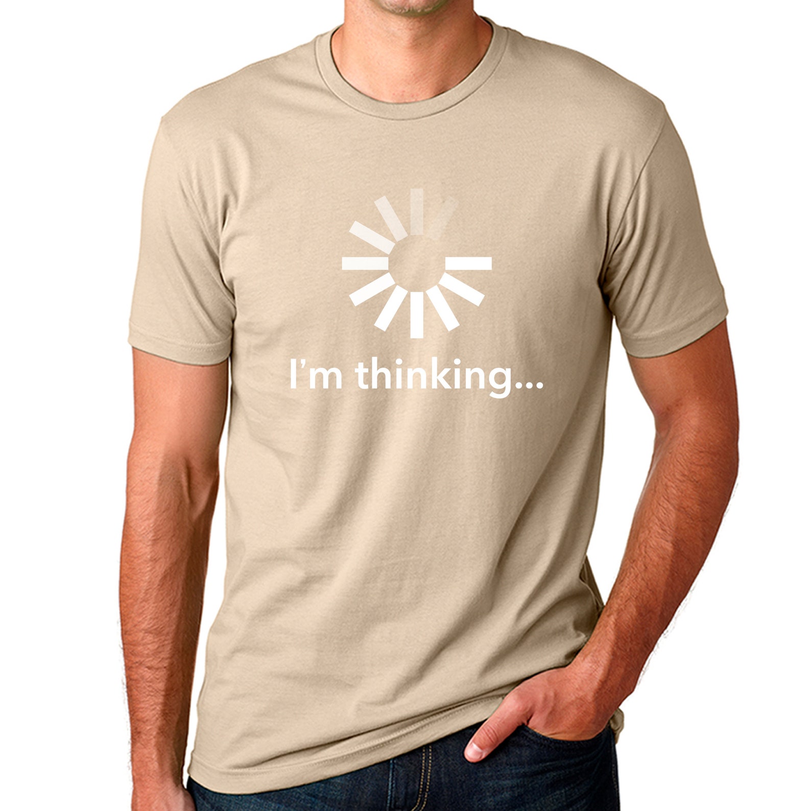 I&rsquo;m Thinking&hellip;Unisex Cotton T-Shirt | Etsy