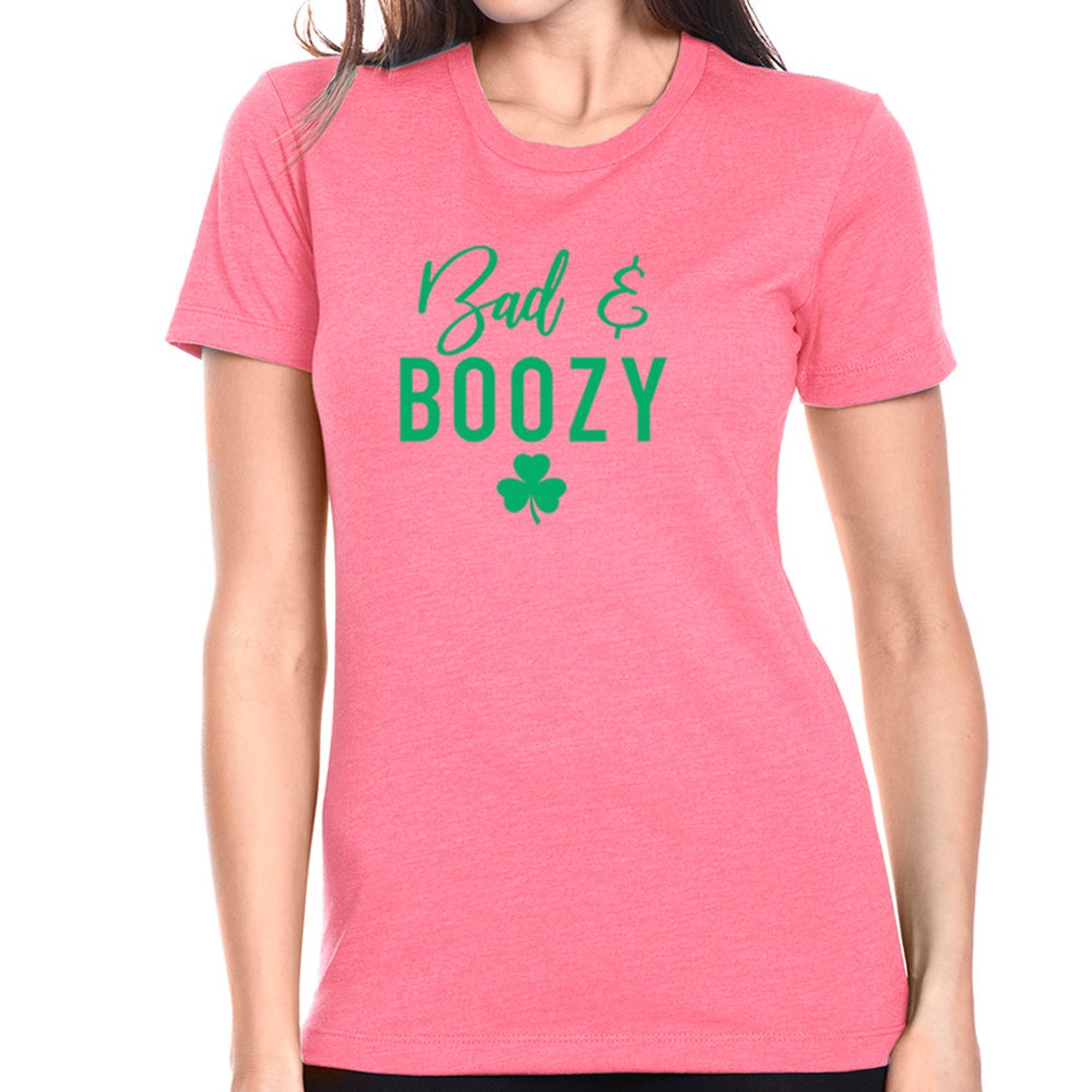 BAD & BOOZY Ladies Poly-cotton T-shirt - Etsy UK