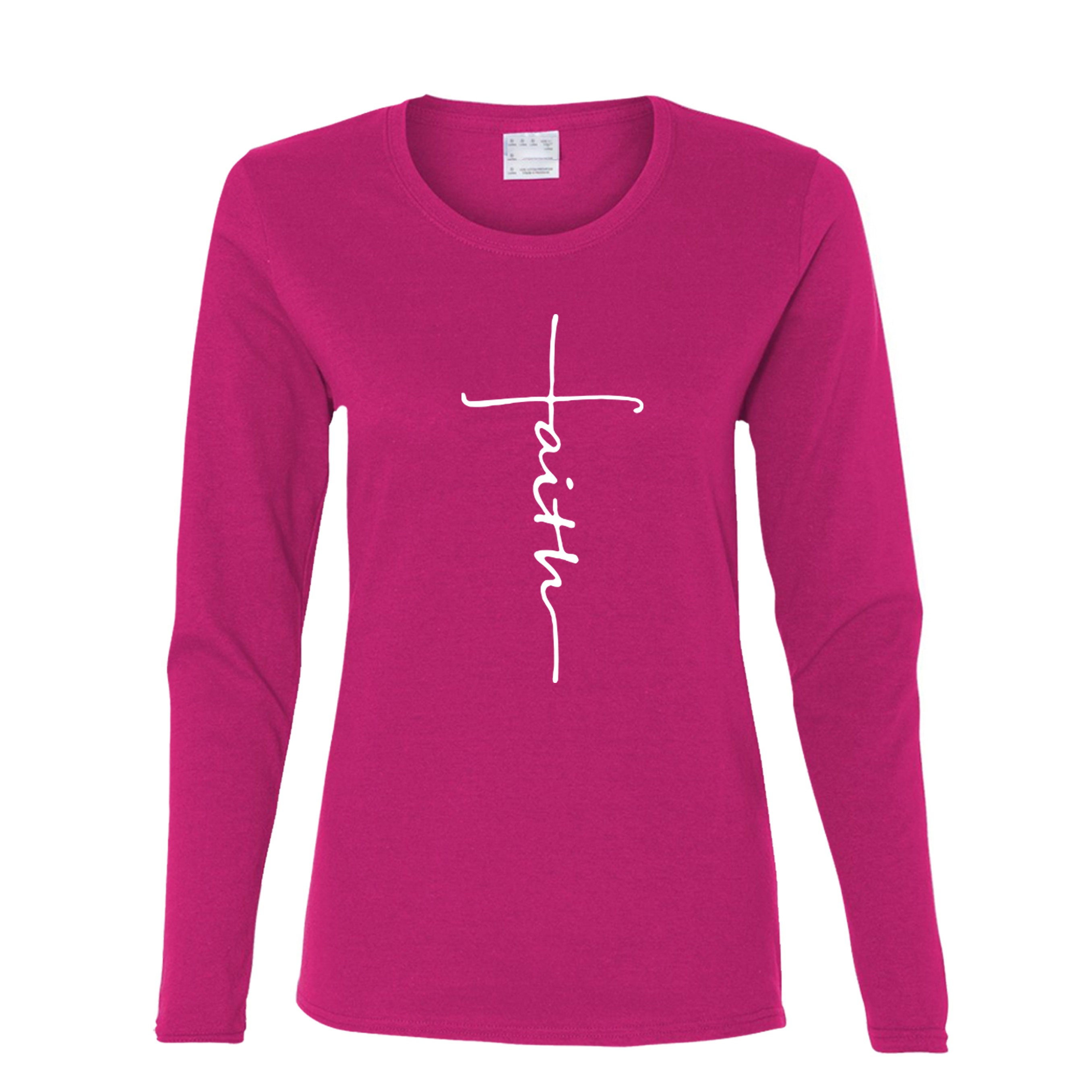 Faith Women's Long Sleeve T-shirt | Etsy