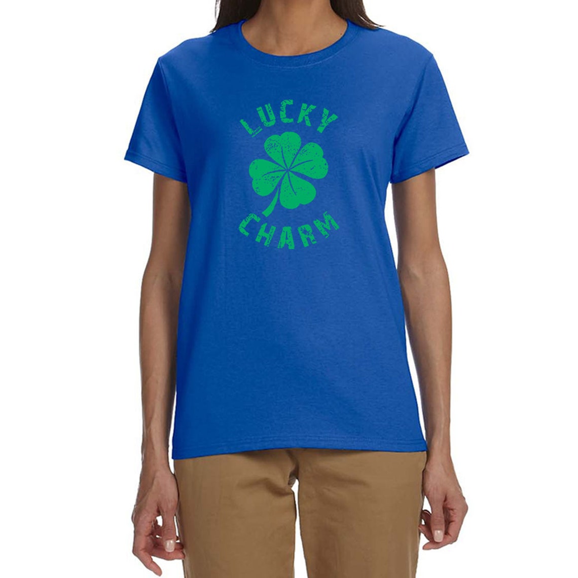 LUCKY CHARM GREEN Women's Tshirt Etsy