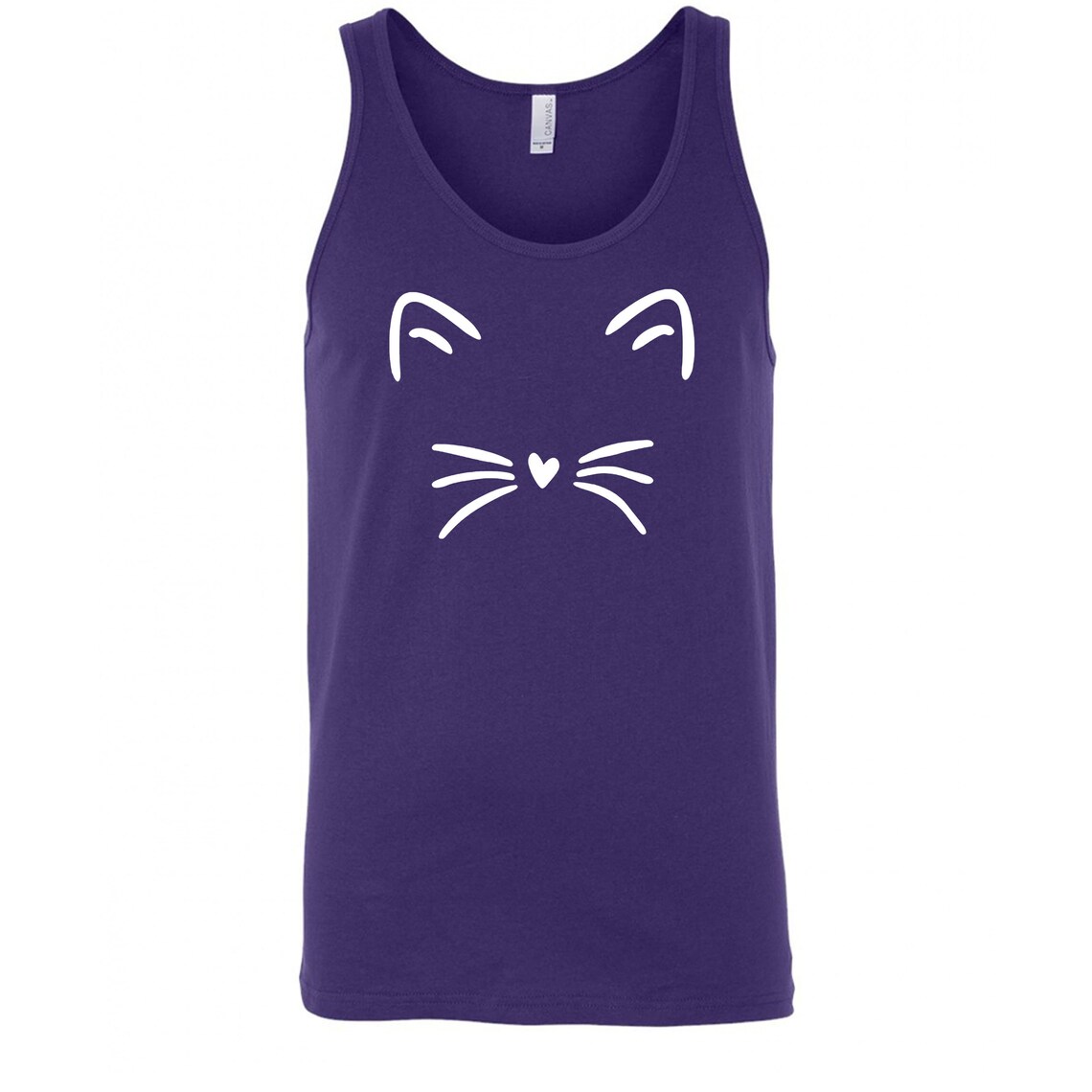 Cute Cat Unisex Jersey Tank Top Etsy