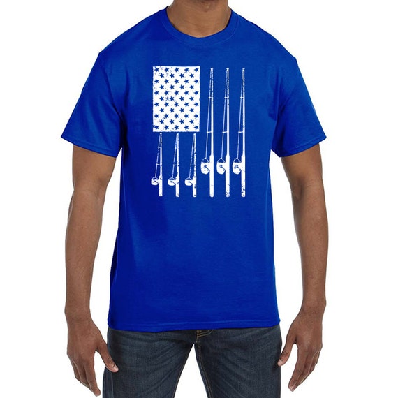American Fishing Rods Flag Men's T-shirt -  Canada