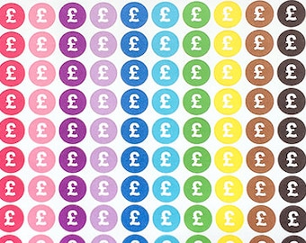 Money Planner Stickers, Icon Stickers, Finance Stickers, Bill Stickers for Happy Planner, Journal Diary Pound Stickers for Erin Condren