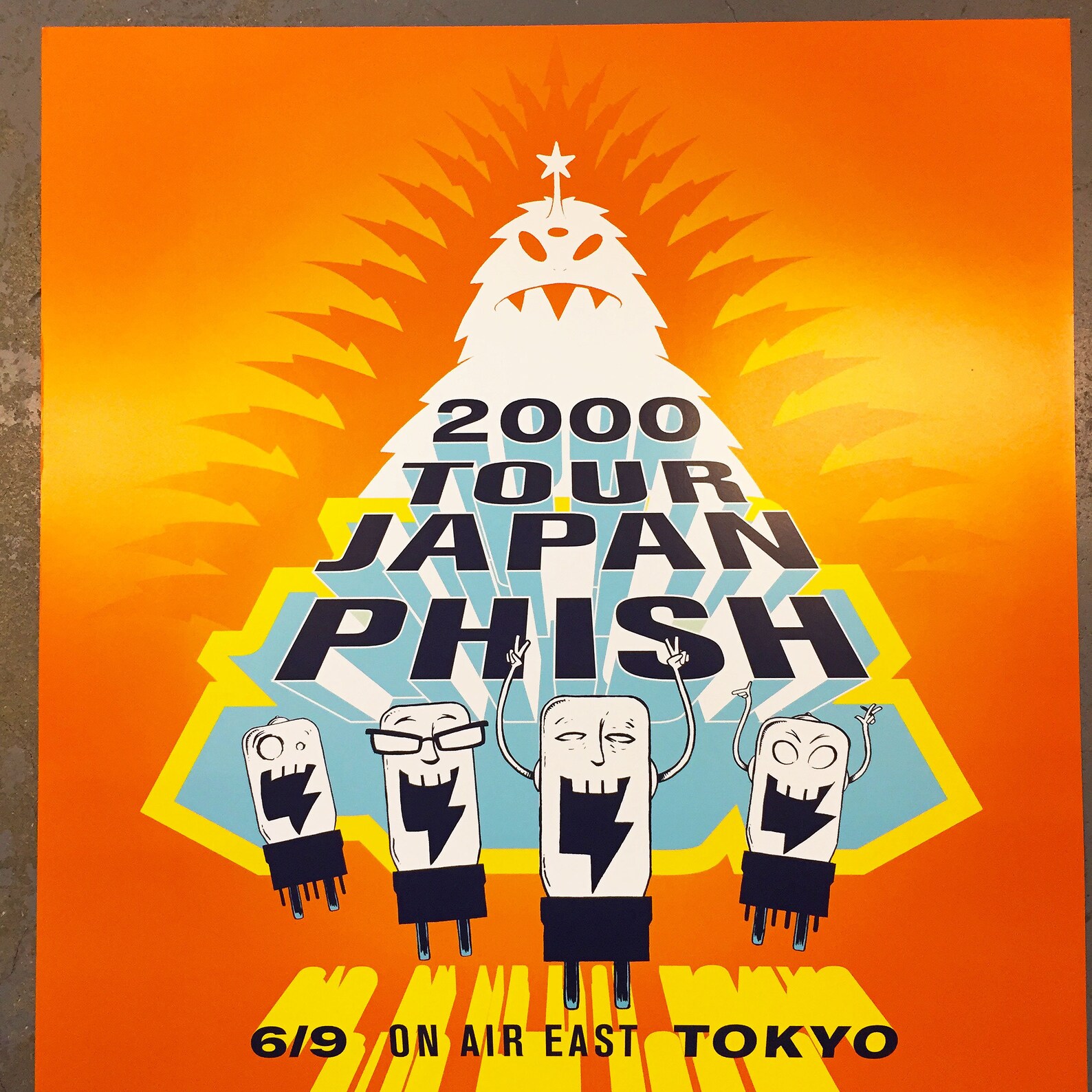 Phish Japan Tour 2000 June 9th to 16th Official Poster Etsy