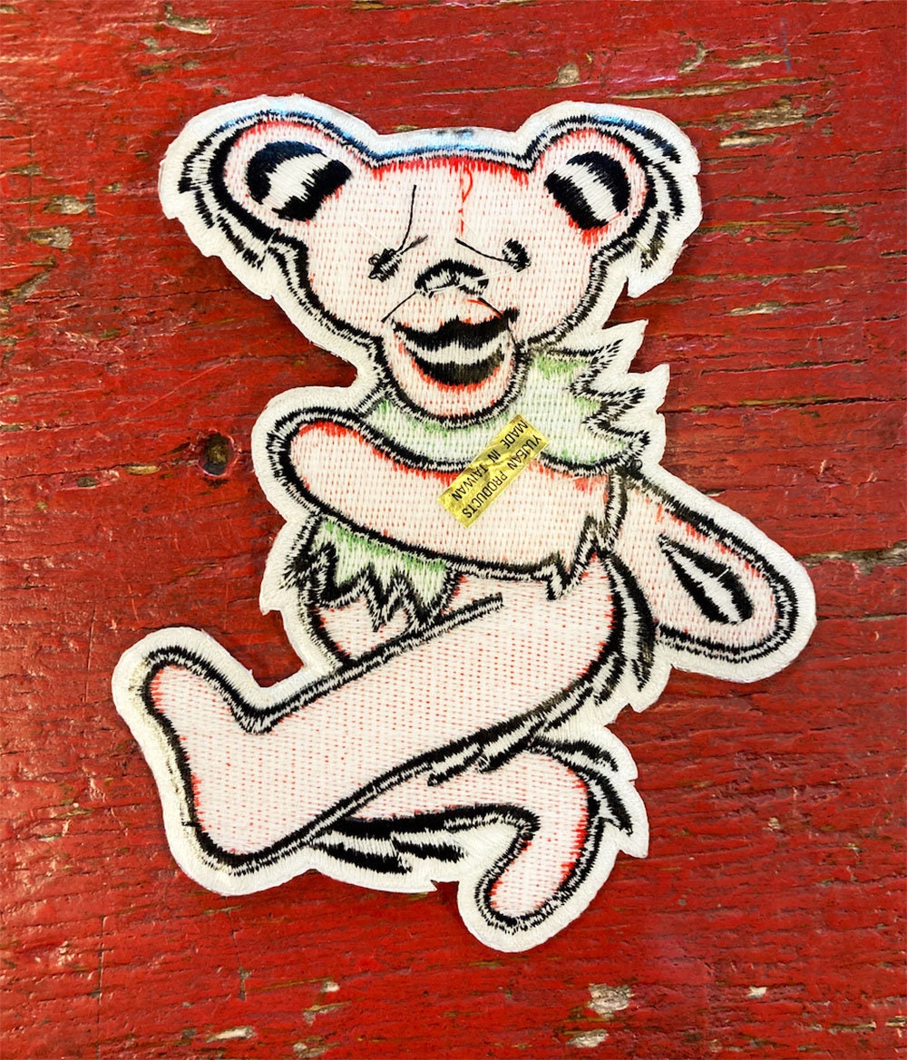 Grateful Dead - 'red Dancing Bear' Vintage Patch (large