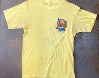 The Beach Boys - 'WORLD TOUR 1984' Official T-shirt (Vintage Used Clothing)
