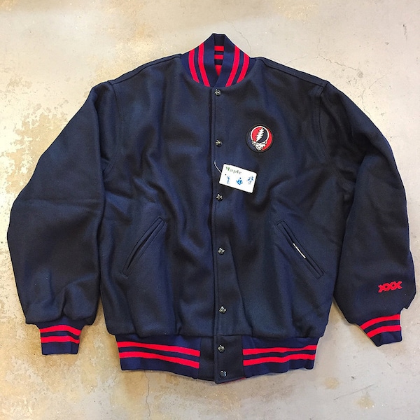 Grateful Dead 30th Anniversary Stadium Jacket (Reversible: Navy or Red) (New Old Stock)