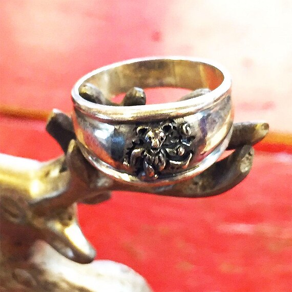 Grateful Dead - 'Dancing Bear' Silver Ring (Sterl… - image 4