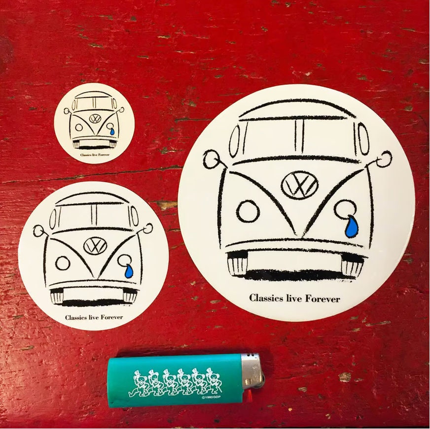 Grateful Dead - Volkswagen Bus 'classics Live Forever' Vintage