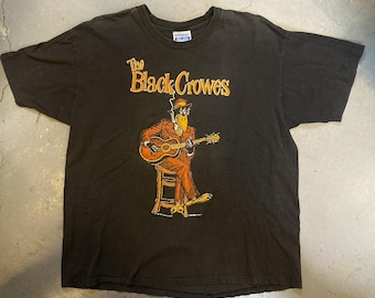 The Black Crowes - 'BLUES IS BLOOD' American Tour 1990 T-shirt (Vintage Used Clothing)