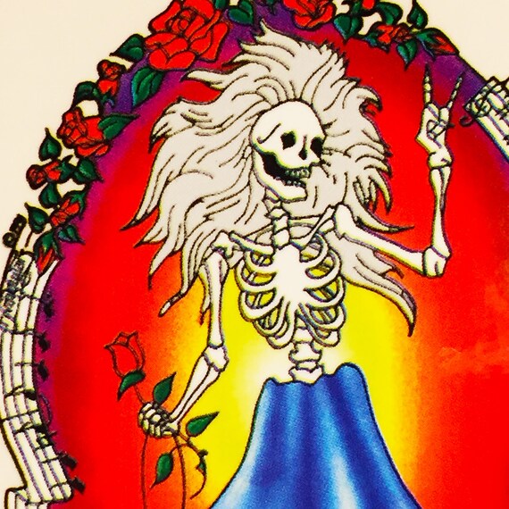 Red Rose Magnetic Bumper Sticker - 5 Inch Weatherproof Car Magnet