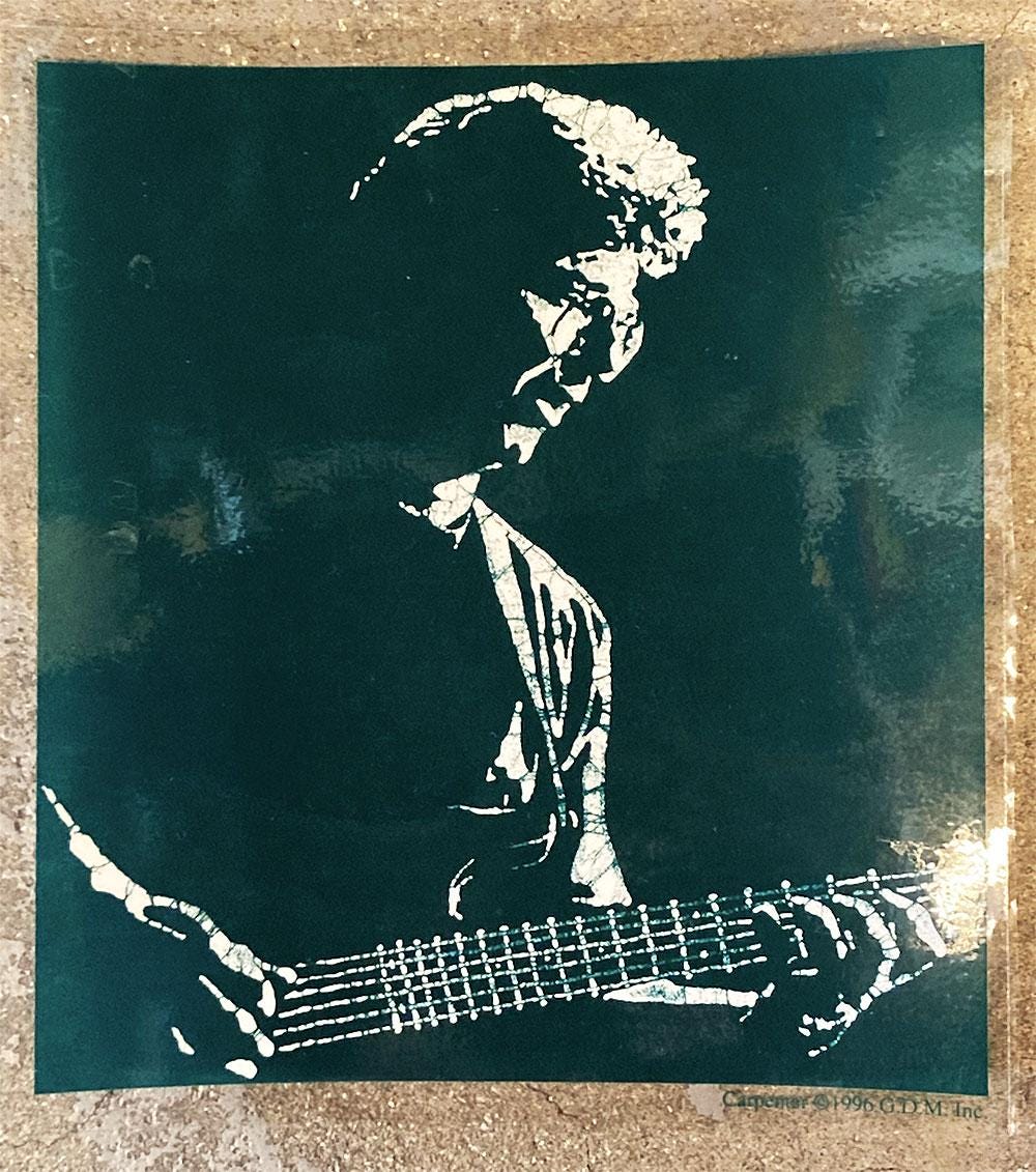 Grateful Dead – Phil Lesh (auf der Suche nach dem Sound) Vintage Fensteraufkleber (Neuwertig)