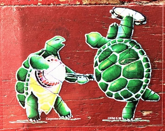 Grateful Dead - Batik Terrapin Dance Window Sticker (New Old Stock)