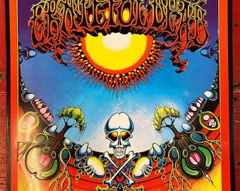 Grateful Dead - 'AOXOMOXOA' Embossed Metal Print Poster (new