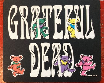 Grateful Dead - 'Dancing Escher Bears' Vintage Mouse Pad (New Old Stock)