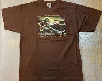 Grateful Dead - Jerry Garcia 'Cowboy Jerry' T-shirt on Dark Brown (New Old Stock)