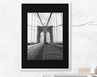 Brooklyn Bridge, NYC, Manhattan. Home Decoration, Photography.