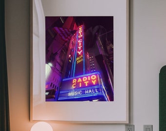 Radio City, New York City, NYC, Manhattan, Photo Paper, Photography