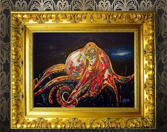 Octopus Mind, Fine Art Paper Print
