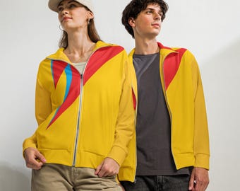 Bowie Space Odyssey Track Jacket, Recycled Unisex Outerwear
