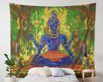 Shiva. Art, Print, Wall Tapestry, Best Holidays Gift, Mother's Day Gifts