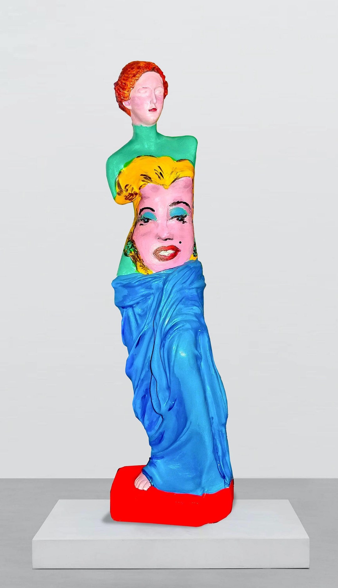 Venus De Milo Sculpture, Pop Art Style Sculpture, Andy Warhol