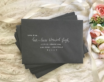 Calligraphy Wedding Invitations