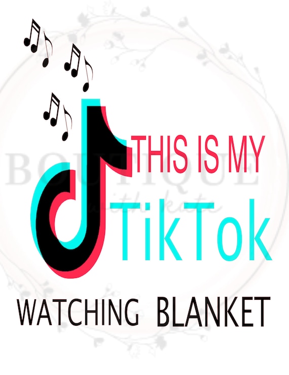 This is my TikTok watching Blanket Etsy