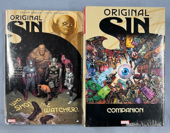 Marvel Comics ORIGINAL SIN Volume 1 and 2 Hard Cover New 2014