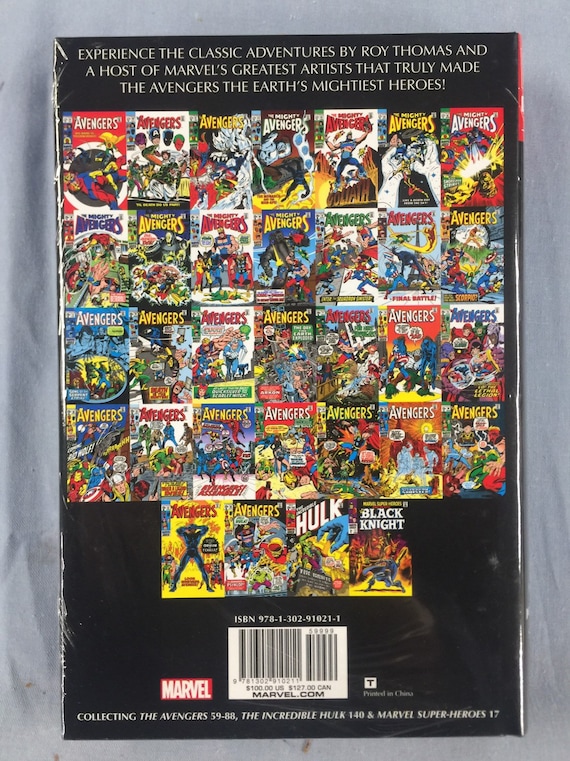 Marvel Comics THE AVENGERS Omnibus Volume #3 Direct Market Edition