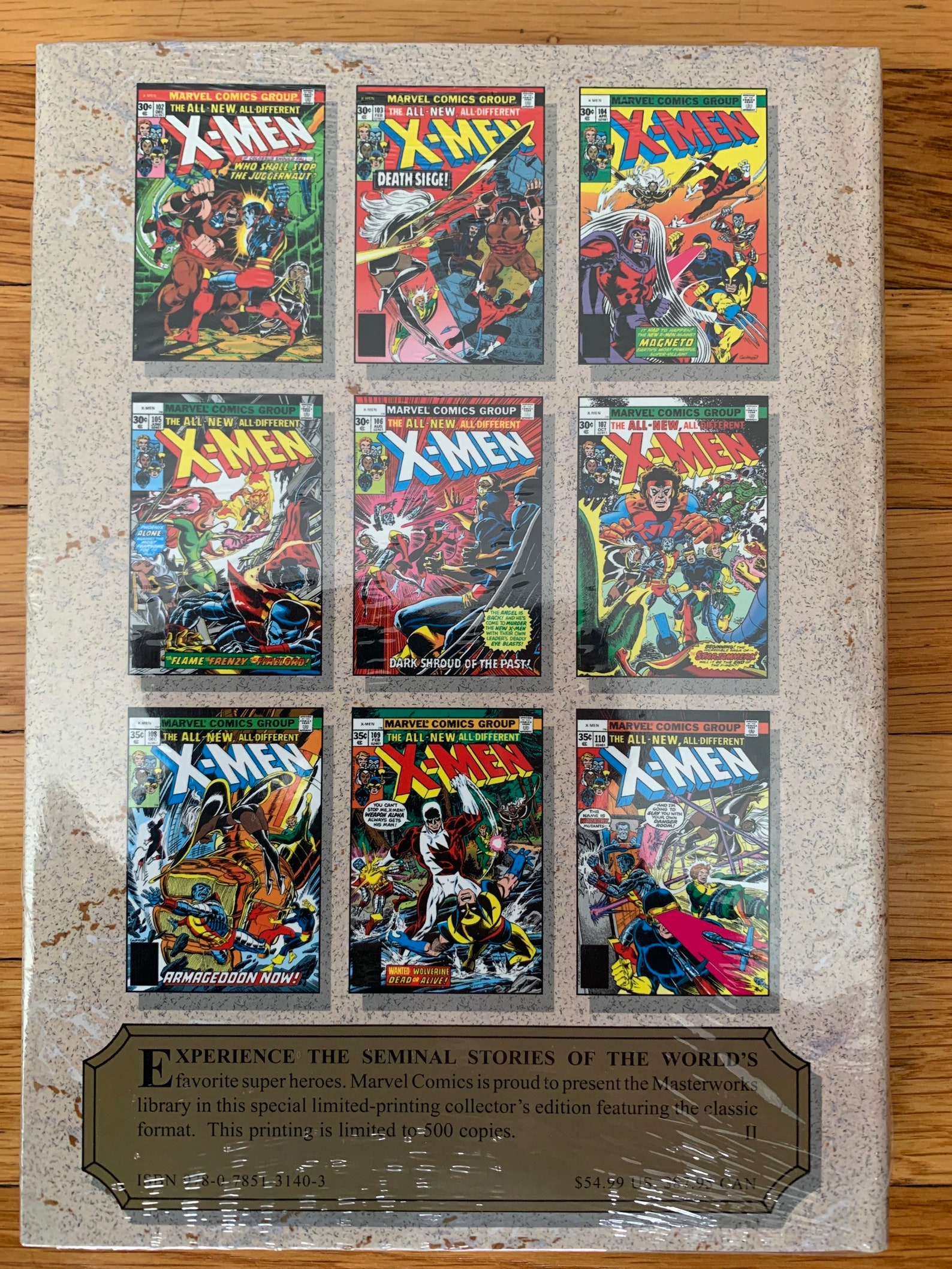 Marvel Masterworks 12 the Xmen Volume 2 Direct Market Etsy