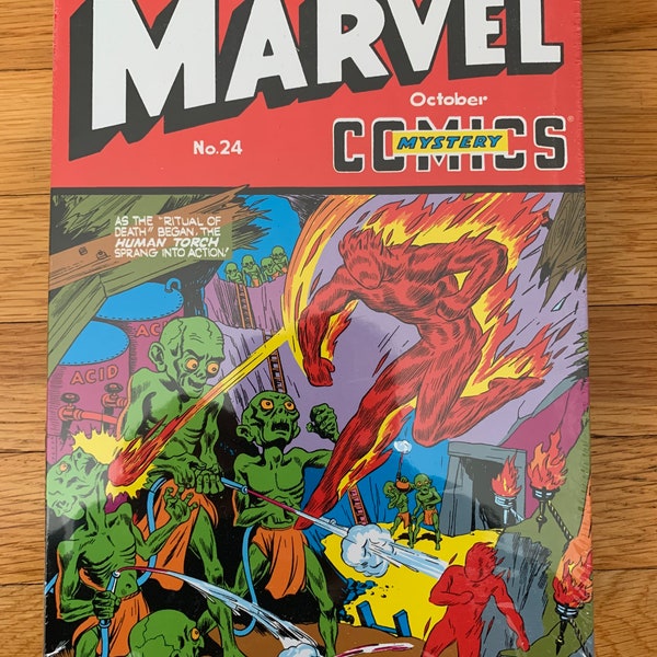 Marvel Comics Golden Age MARVELS COMICS Volume #2 Direct Market Edition Hard Cover New! Alex Schomburg Cover (2020)