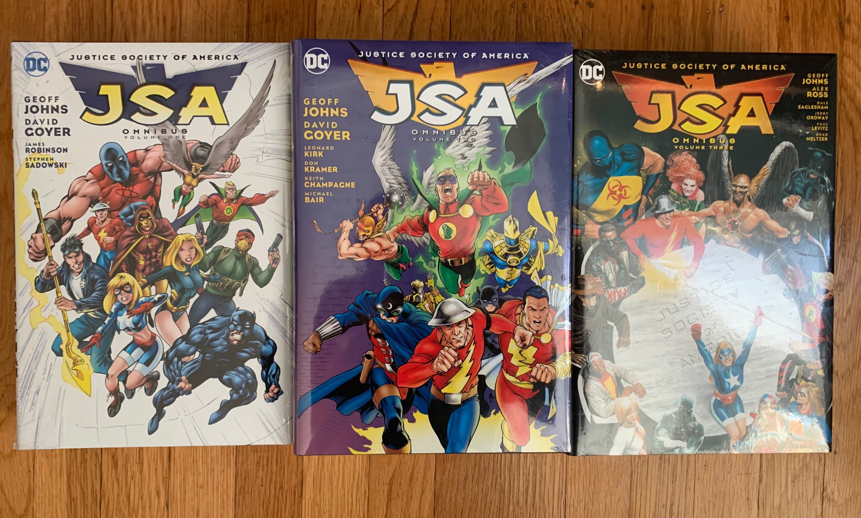 DC Comics JSA Omnibus Volume 1 2 3 Hard Cover 3960 Pages NEW Sealed