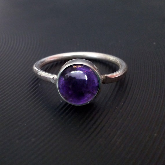 Amethyst Ring 925 Sterling Silver Ring Handmade Jewelry | Etsy