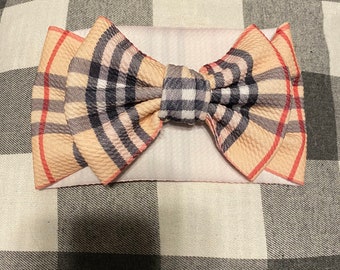 burberry baby hair bow