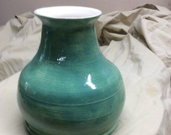 Handthrown pottery vase