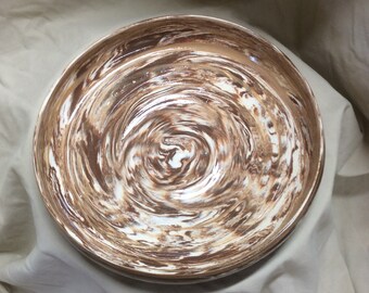 Handthrown pottery bowl