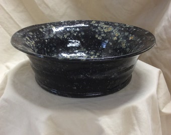 Handthrown pottery bowl