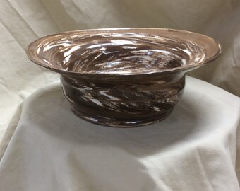 Handthrown pottery bowl
