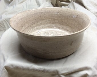 handthrown pottery bowl
