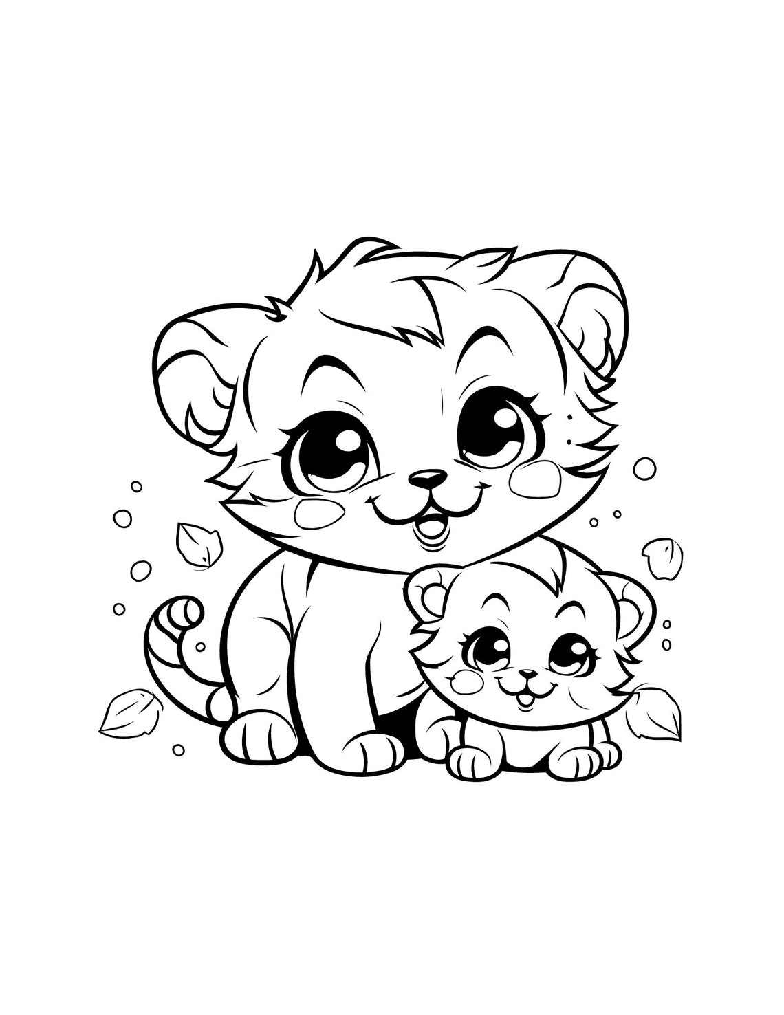 30 Cute Kitten Coloring Pages, Cute Curious Cats Coloring Pages, Cat