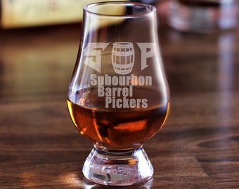 Subourbon Barrel Pickers Glencairn Glass