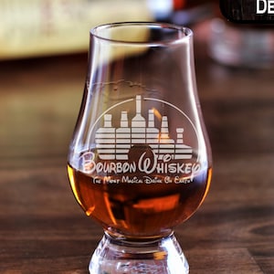 Bourbon Whiskey Glass / Engraved Glencairn Glasses / Scotch Glass / Bourbon Glass / Bourbon Glasses / Malt Whisky / Scotch Whisky