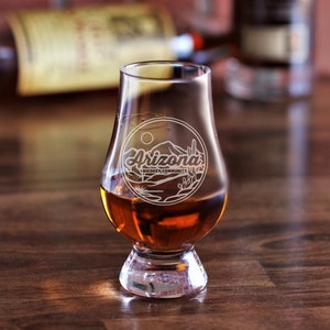 AWC Day Logo - Laser Engraved Glencairn Glass