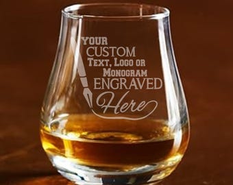 Personalized Spey Dram Glass / Engraved Spey Dram Glasses / Personalized Whiskey Glass / Custom Whiskey Glass