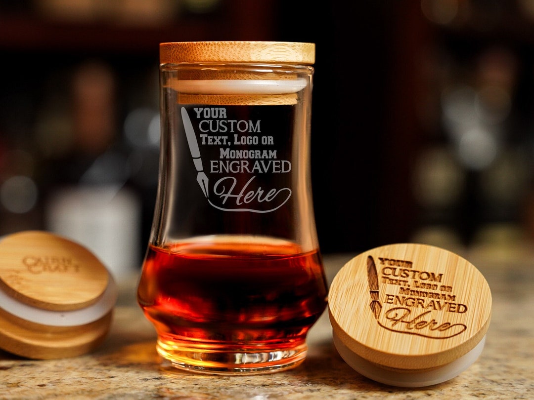 Custom Kenzie Glass With Lid / Engraved Kenzie Taster Glasses ...