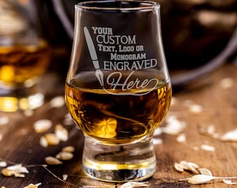 Personalized Perfect Dram Glass / Engraved Perfect Dram Glasses / Personalized Whiskey Glass / Custom Whiskey Glass / Whiskey Nosing Glass