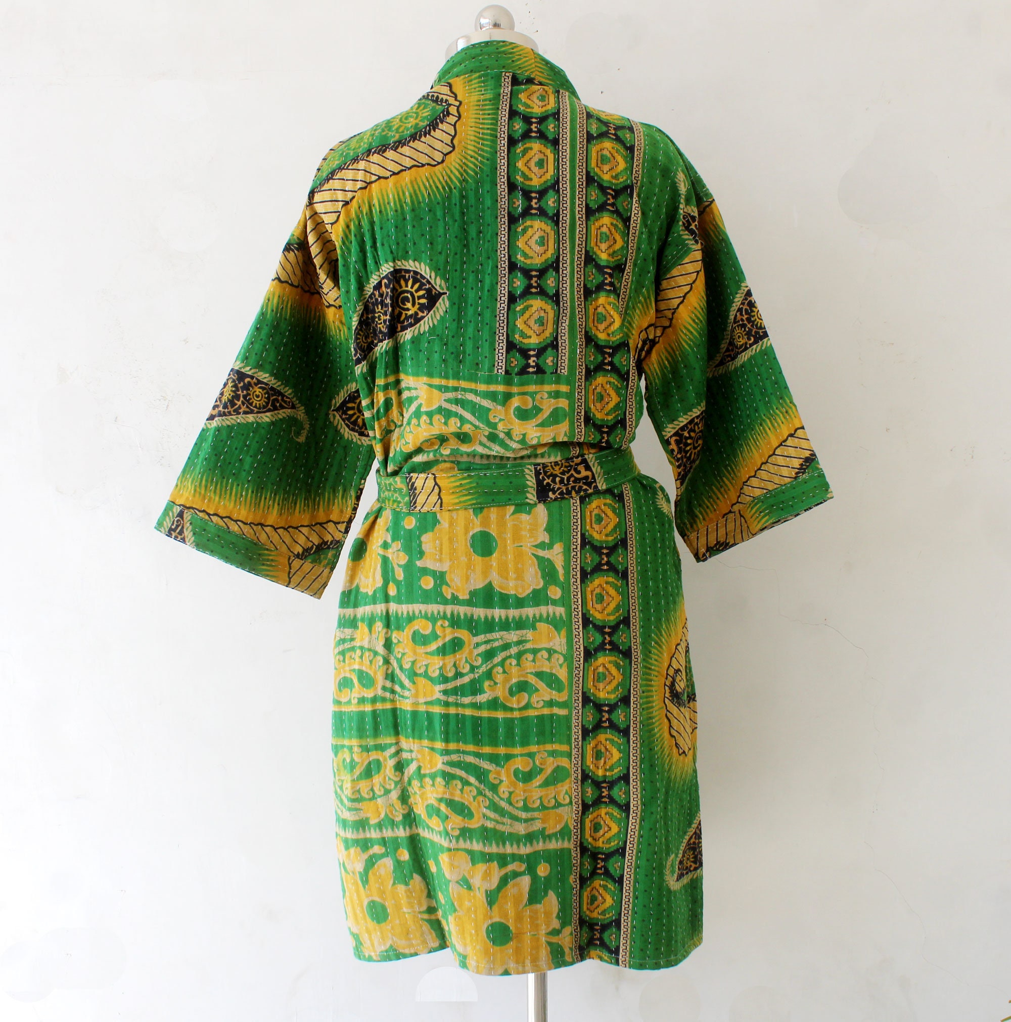 Vintage Robe Vintage Kantha Long Kantha Robe Gudri Jacket | Etsy