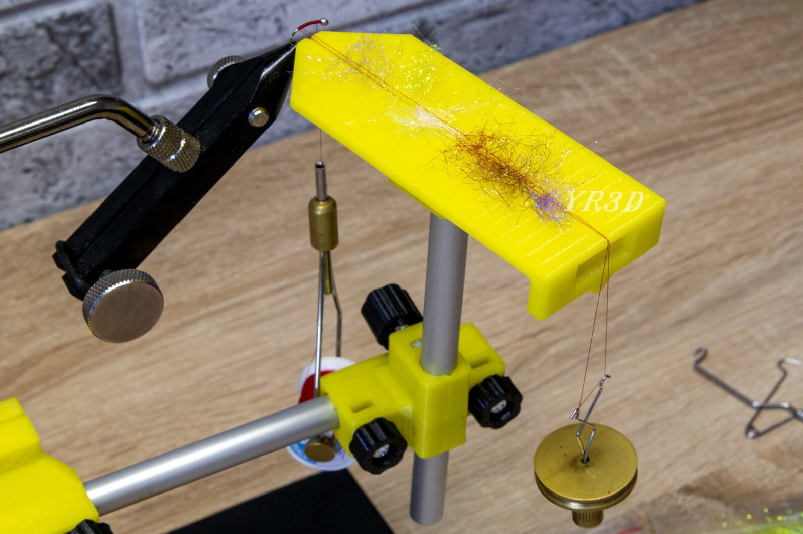 Fly tying Dubbing Brush Tool. YR3D Dubbing Brush Device Etsy